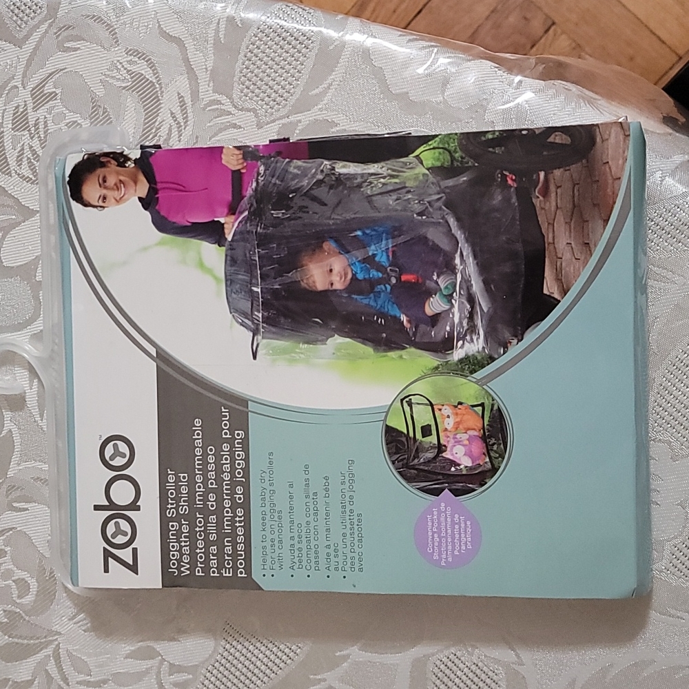 Zobo jogging stroller weather shield